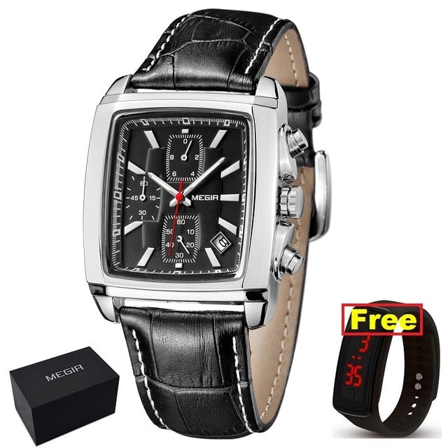 Watch Men Top Brand Luxury Quartz Military Watches Leather Wristwatch