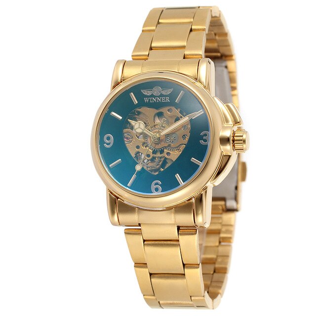 Luxury Gold Watch Women Mechanical Watches