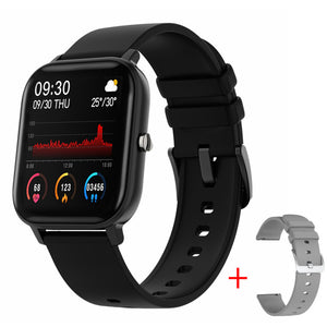 Smart Watch P8 Men Women 1.4inch Full Touch Screen Fitness Tracker Heart Rate Monitor