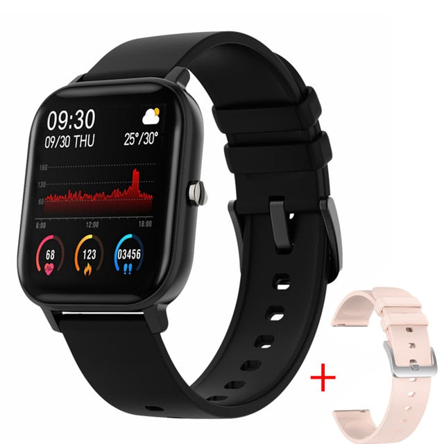 Smart Watch P8 Men Women 1.4inch Full Touch Screen Fitness Tracker Heart Rate Monitor