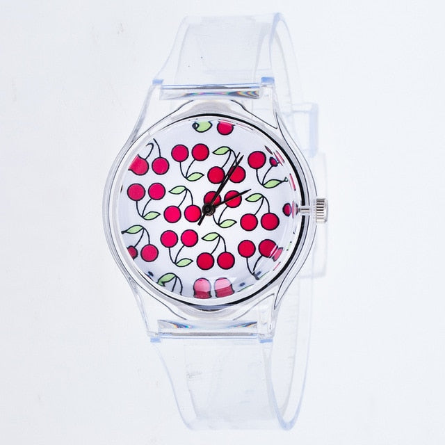 Transparent starry sky Watches Women Sport Casual Quartz Wristwatches Novelty Crystal