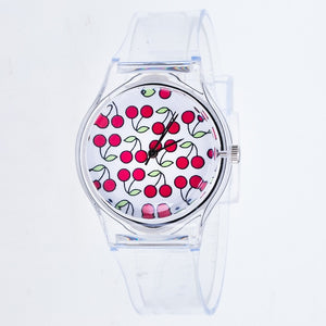 Transparent starry sky Watches Women Sport Casual Quartz Wristwatches Novelty Crystal