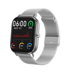 DT35 Smart Watch Men Bluetooth Call Full Touch Fitness Tracker Blood Pressure