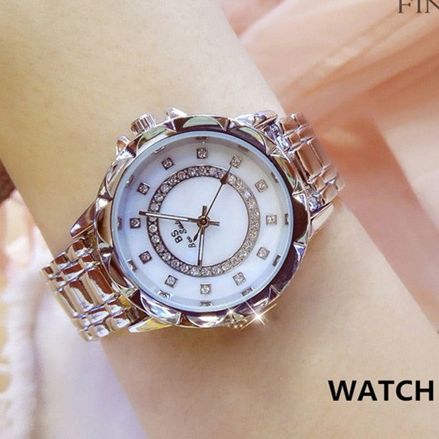 Diamond Women Luxury Brand Watch  Rhinestone Elegant