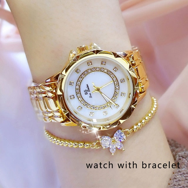 Diamond Women Luxury Brand Watch  Rhinestone Elegant