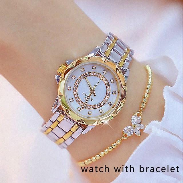 Diamond Women Luxury Brand Watch  Rhinestone Elegant