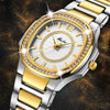 Ladies Watch Luxury Brand Diamond Quartz Gold Wrist Watch Gifts For Women